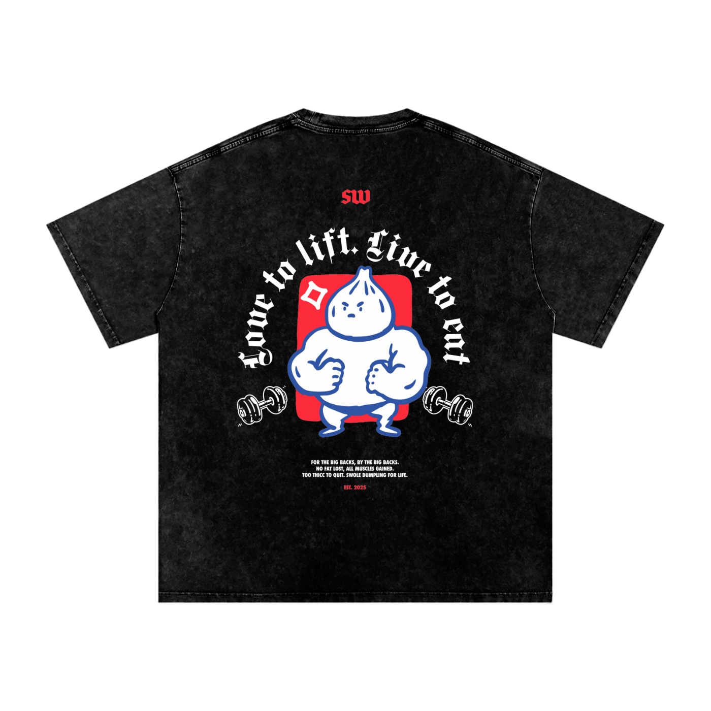 swoledumpling,swole,dumpling,love to lift,live to eat,love,lift,eat